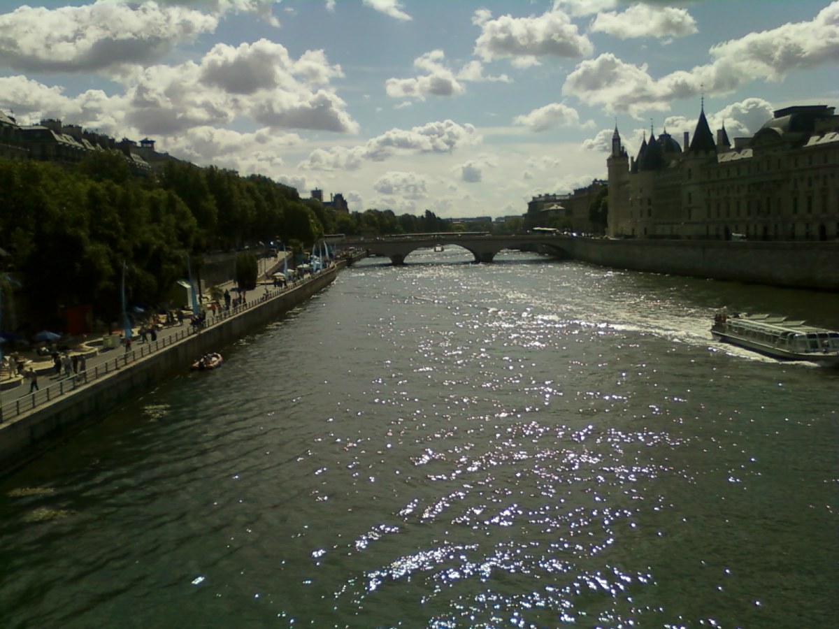 La Senna con il sole