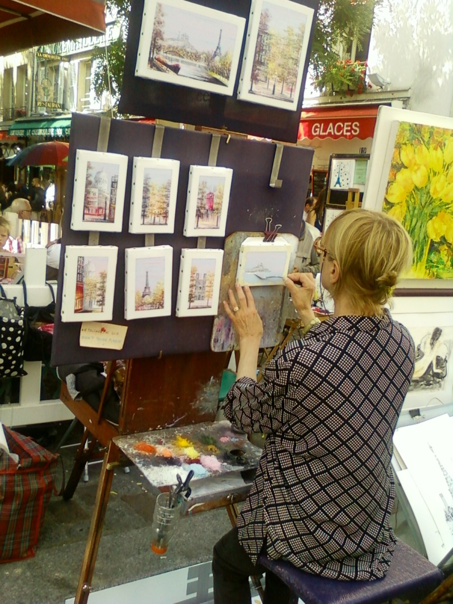 Bancarelle artigiani Parigi