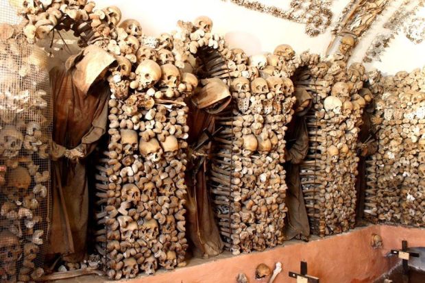 Cripta con ossa Frati Cappuccini Roma