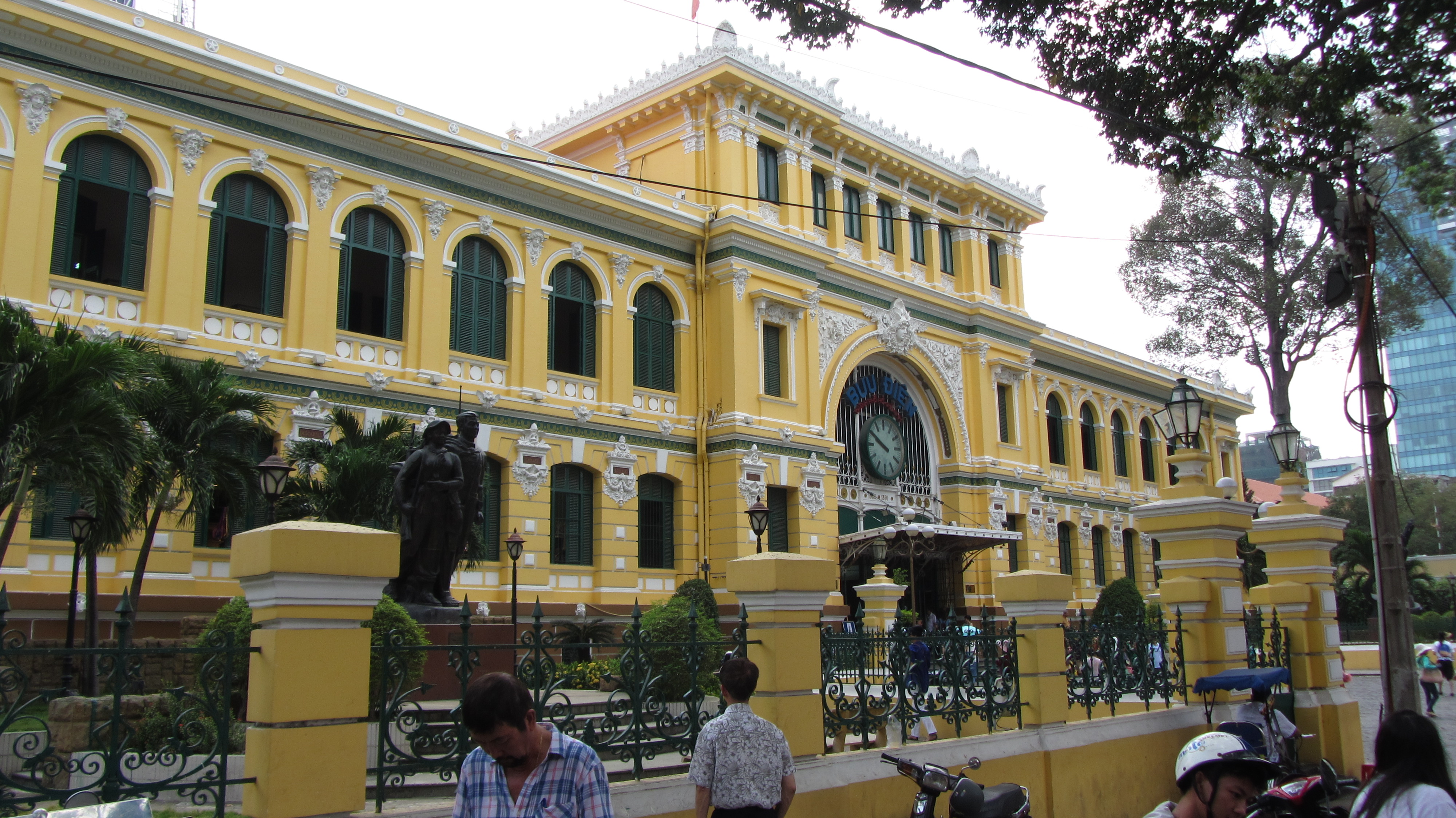 Ufficio postale centrale esterno Seigon vietnam