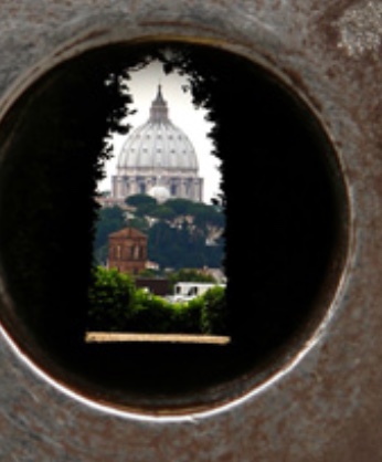 San Pietro dal buco della serratura