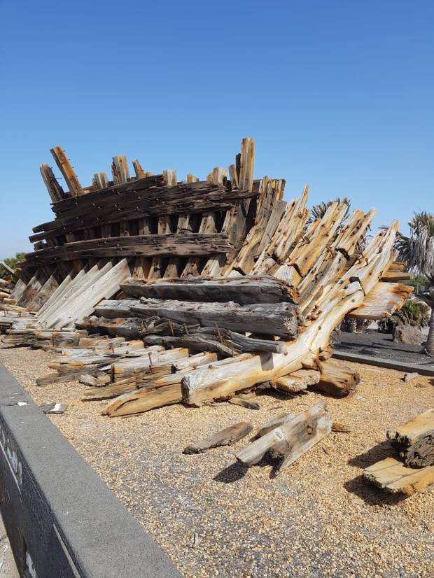 relitto lungomare di Arrecife